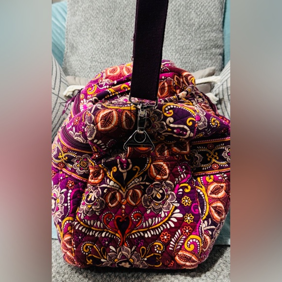 Vera Bradley Purple and Pink Floral Travel Bag - Picture 3 of 8